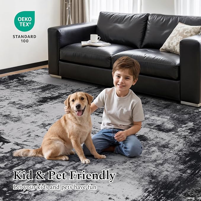 Rugflix 3x5 Entrance Rugs, Entry Rug Washable Non-Slip Stain-Resistant Low Pile - Image 5