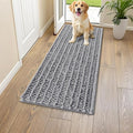 Smiry Dog Door Mat for Muddy Paws 47x17, Absorbent Dirt Trapper, Non-Slip by Smiry