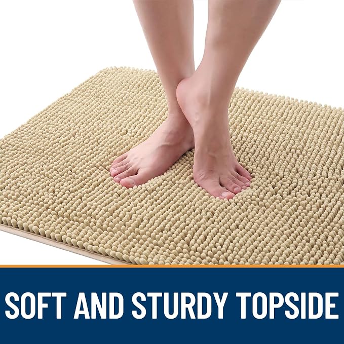 OLANLY Dog Door Mat for Muddy Paws 59x24, Absorbs Moisture and Dirt, Absorbent - Image 4