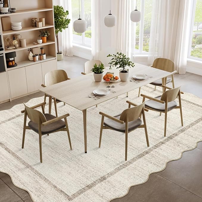 GarveeHome Scalloped Large Living Room Area Rug 8x10 - Image 9
