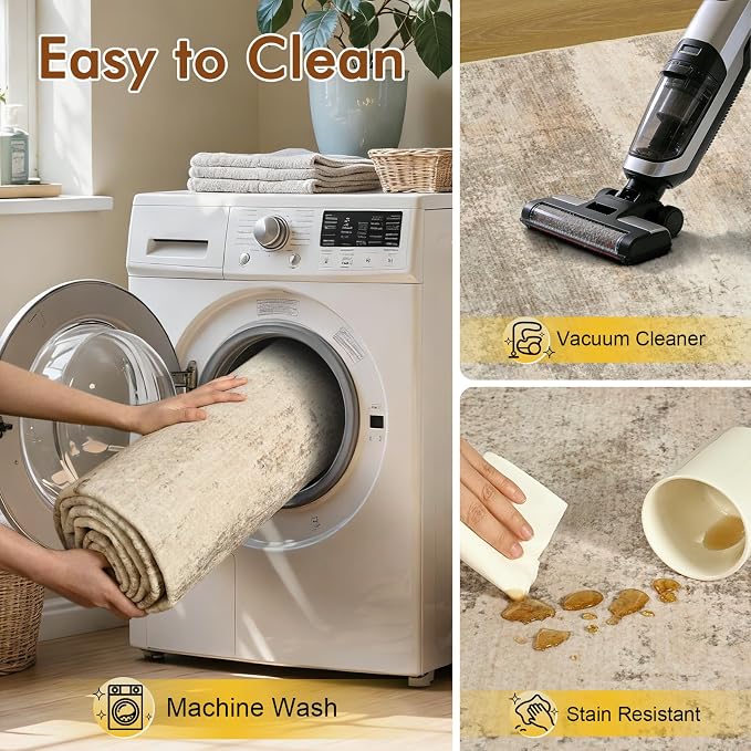 9x12 Ft Extra Large Washable Area Rugs - Image 8