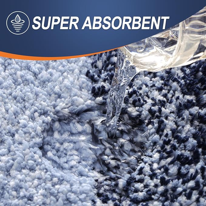 OLANLY Large Bathroom Rugs Mat 44x32, Extra Soft Absorbent Microfiber Bath Rugs - Image 4