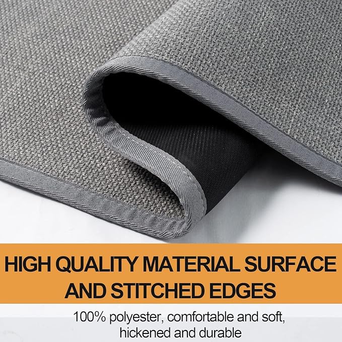 SUMLANS Kitchen Mat, Rubber Backing Cushioned Non Slip Kitchen Rugs - Image 3