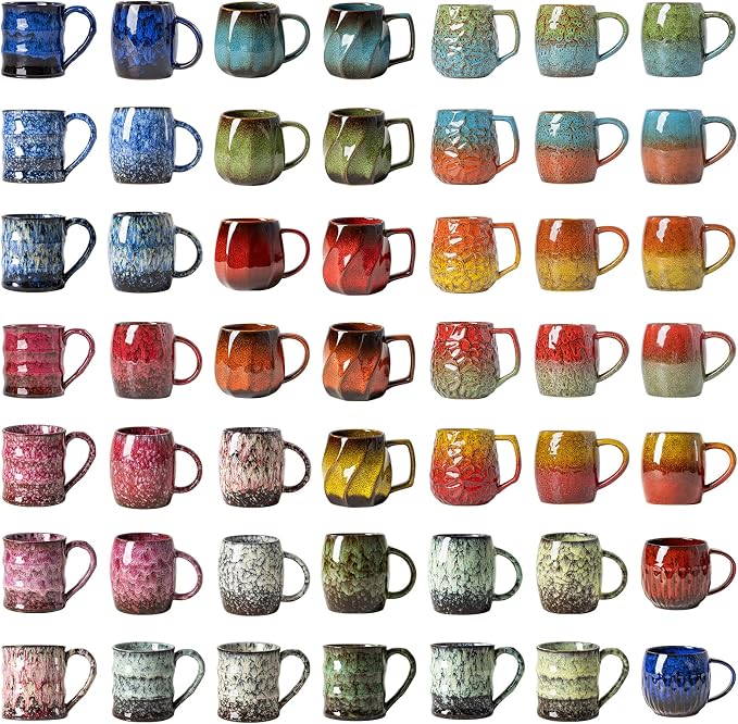 Handmade 22oz Ceramic Coffee Mug, Ergonomic Large Handle, Ideal Gift - Image 8