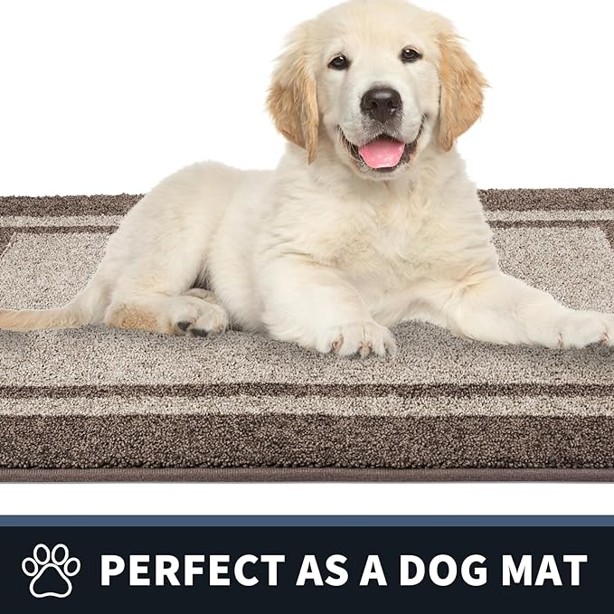 PURRUGS Dirt Trapping Door Mat 32" x 48", Non-Slip Machine Washable Entryway Rug - Image 6
