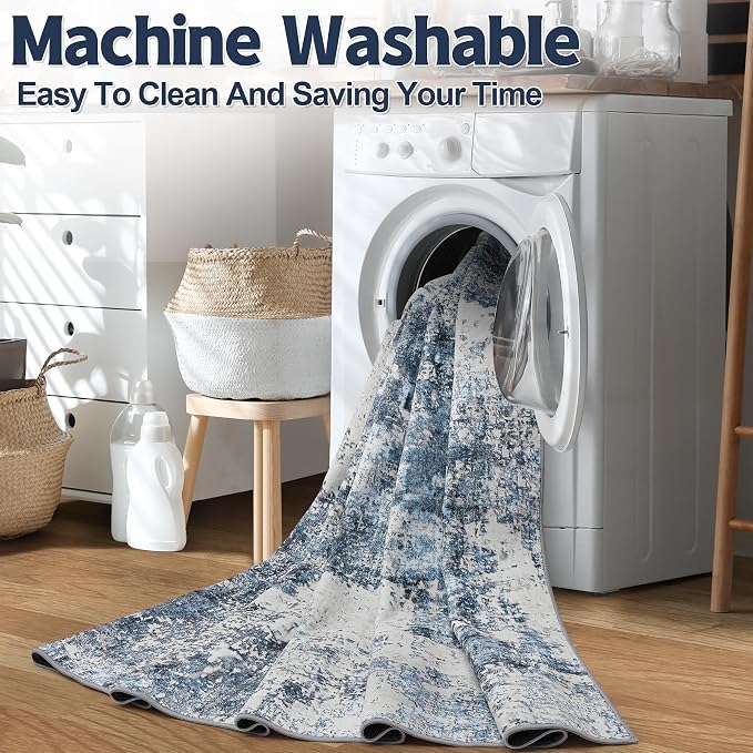 Washable Rug 6x9 Area Rugs: Soft Large Living Room Rug - Image 6