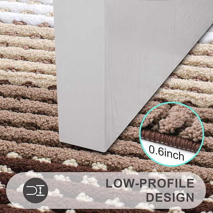 Kitinjoy Indoor Outdoor Door Mat, 59x20 Non-Slip Absorbent Dirt Trapper - Image 4