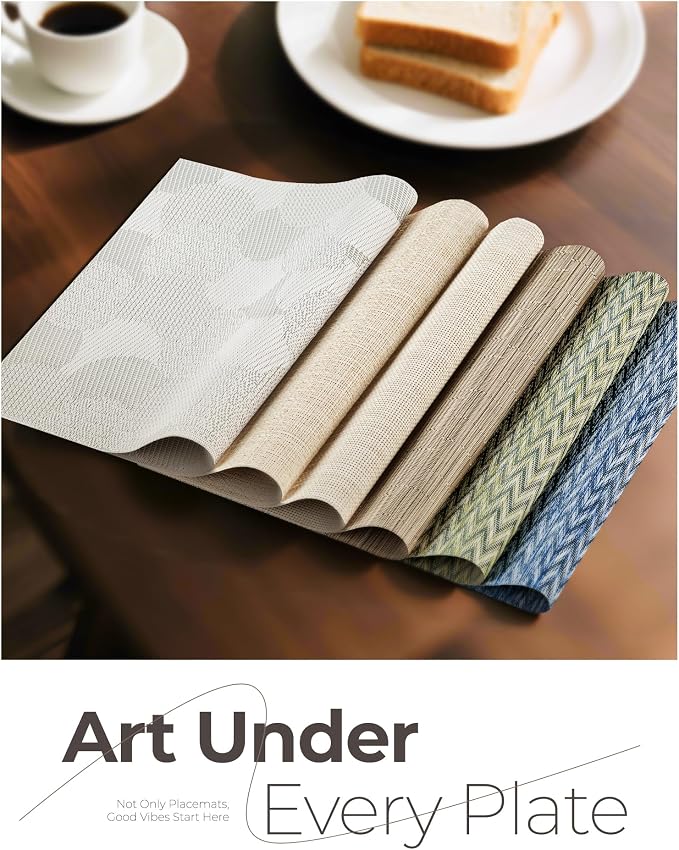 Leetaltree Light Brown Placemats Set of 12 - Image 8