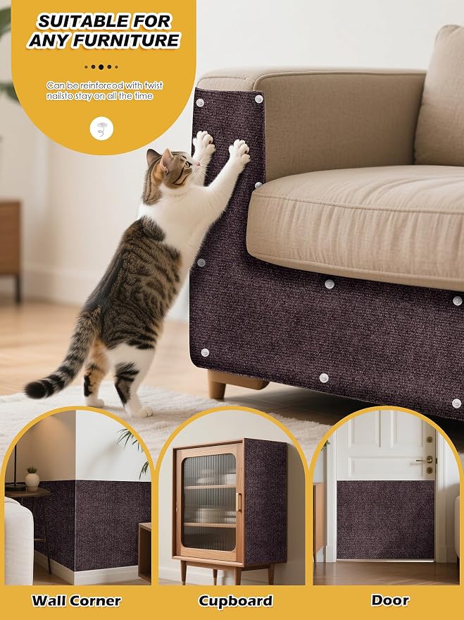 2PCS 39.4"x15.8" Cat Scratch Furniture Protector - Image 6