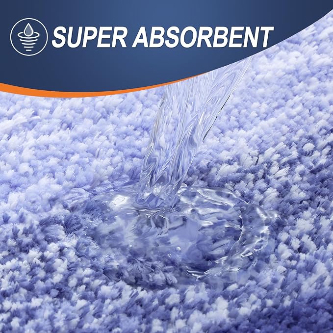 OLANLY Bathroom Rugs Mat 36x24, Extra Soft Absorbent Microfiber Bath Rugs - Image 4