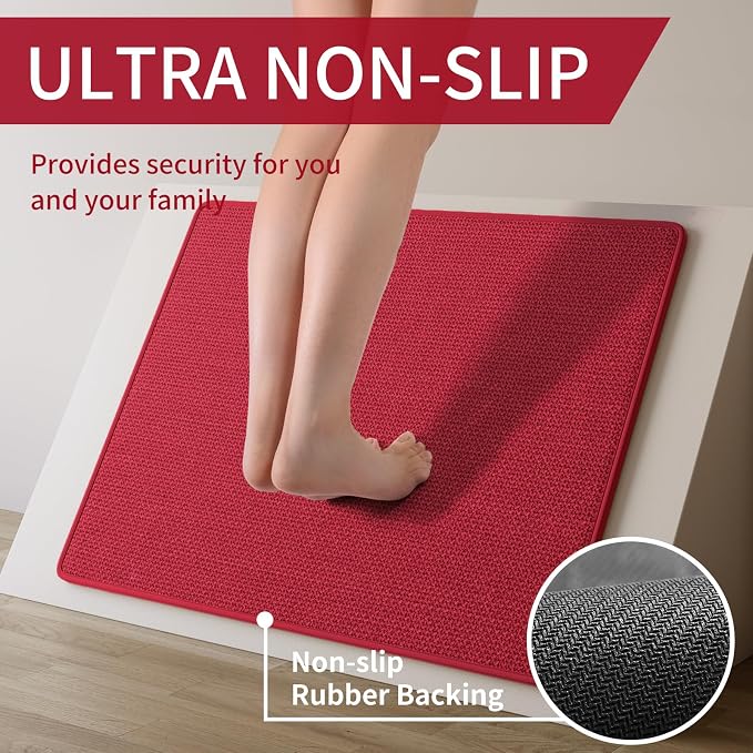 YDKGL Kitchen Mat Set of 2 PCS, Cushioned Non Slip Rugs - Image 3