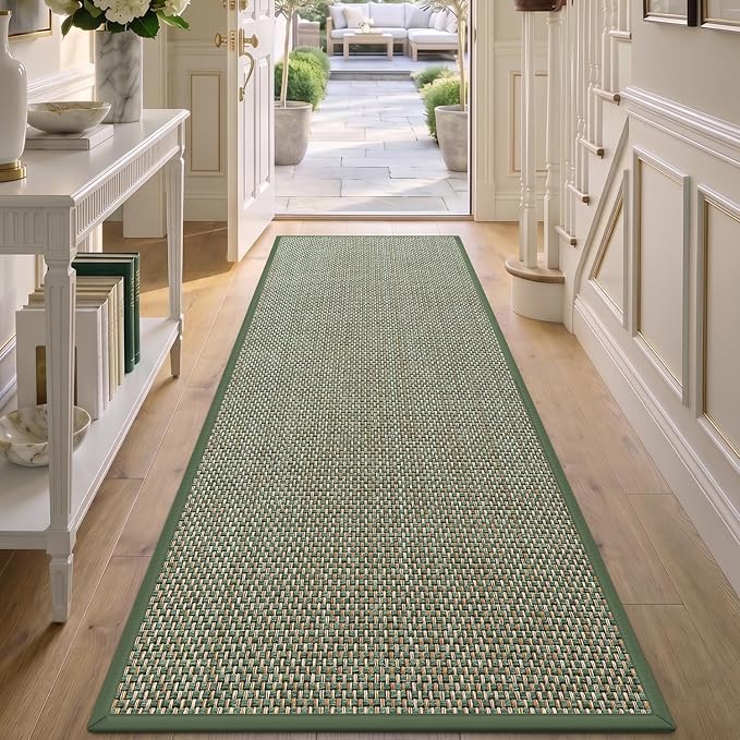 DEX Hallway Runner Rug 2'4''x8, Non Slip Rubber Backing Inside Entryway Carpet - Image 7