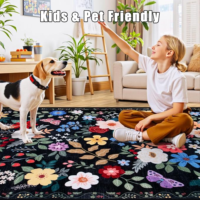 Runner Rug for Entryway: 2x5 Kitchen Rugs Non Slip Washable Ultra-Thin Soft - Image 7