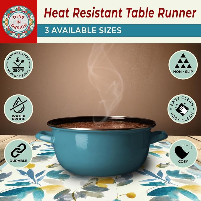 Heat Resistant Table Runner, 32 x 10 Inch - Image 5