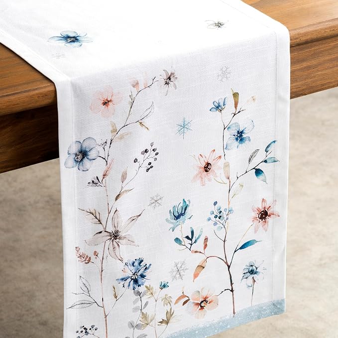 Maison d' Hermine Table Runner 100% Cotton 14.50" x 108" | Table Runners 108 - Image 9
