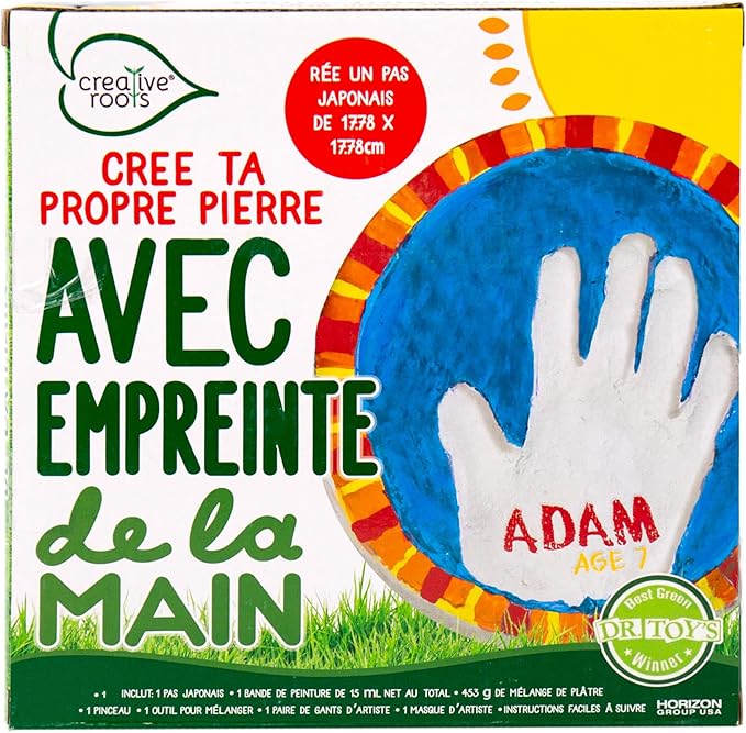 Creative Roots Create Your Own Handprint Stone by Horizon Group USA