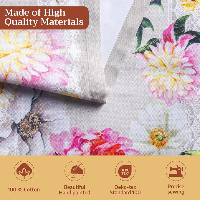 Maison d' Hermine Table Runner 100% Cotton 14.50" x 72" | Table Runners 72 - Image 3