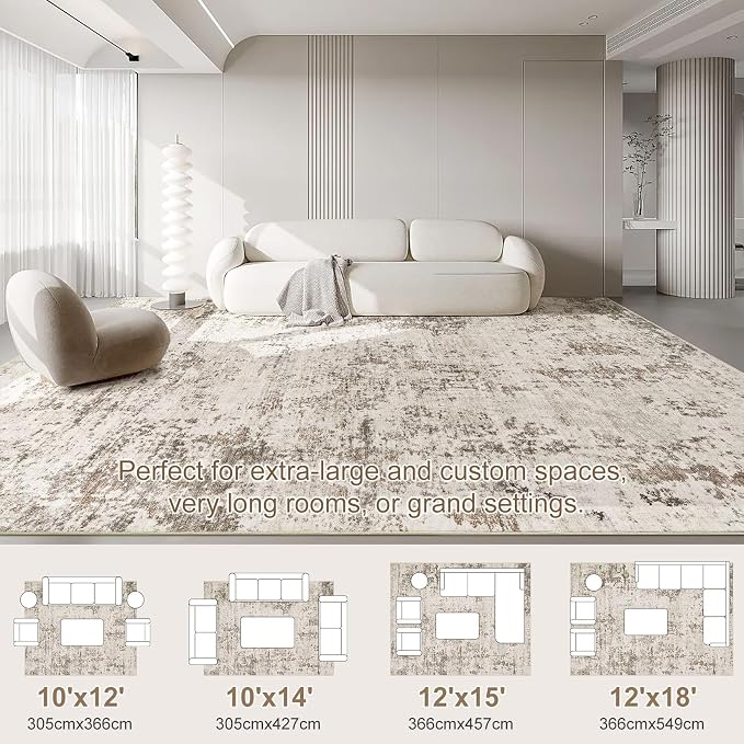 UERMEI 10x12 Washable Area Rug - Image 7