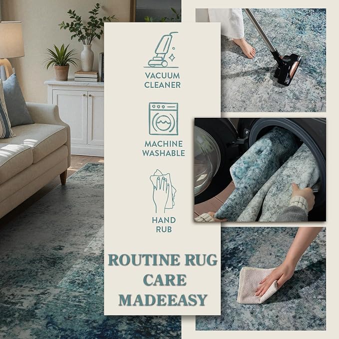 Lahome Modern Abstract Area Rug 5x7 Rugs - Image 6
