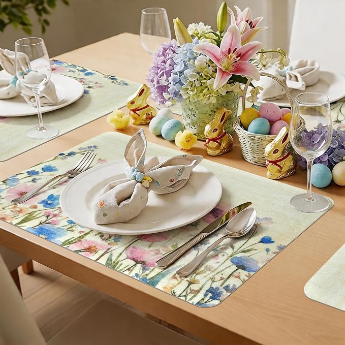 Vinyl Placemats Set of 6-12x17 Inch - Image 3