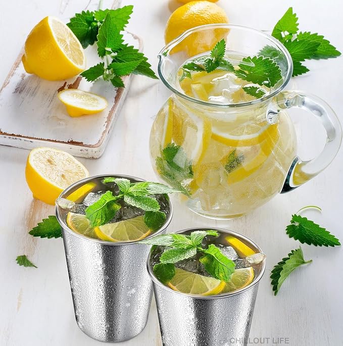 Stainless Steel Pint Cups Water Tumblers 16 oz - Image 6