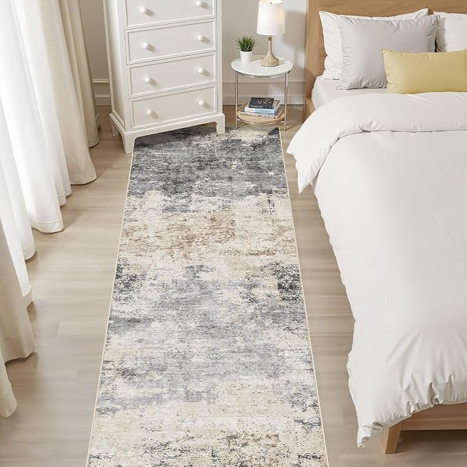 Runner Rug Kitchen Washable Rugs: 2x10 Non-Slip Abstract Soft Modern Stain - Image 6