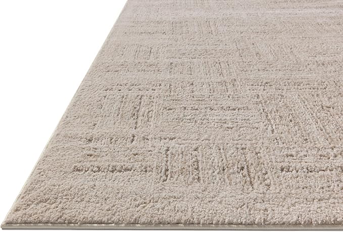 Loloi Amber Lewis Monty Collection MOT-01 Ivory/Taupe 2'-7" x 8'-0", .50" Pile - Image 5