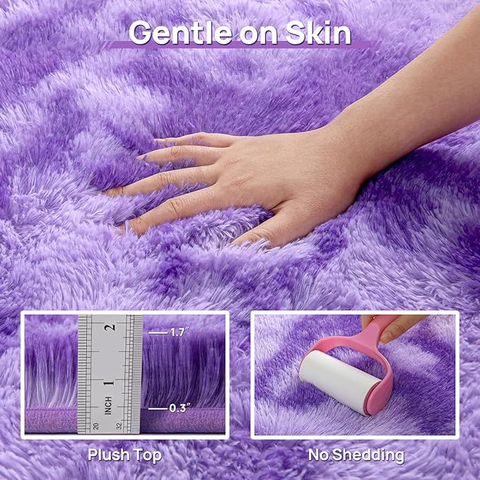 Deerhoo Soft Modern Shaggy Fluffy Carpets - Image 5