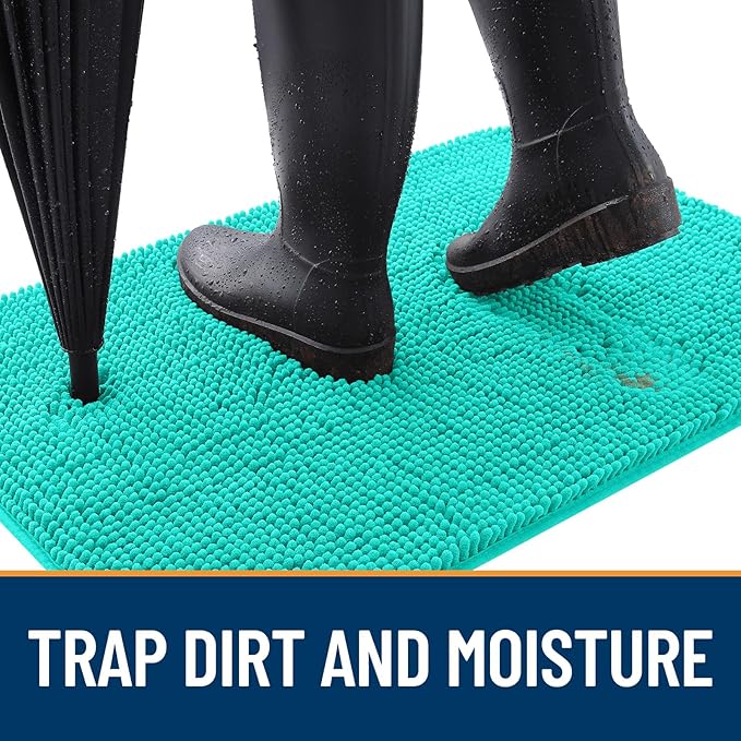 OLANLY Dog Door Mat for Muddy Paws 45x27, Absorbs Moisture and Dirt, Absorbent - Image 2