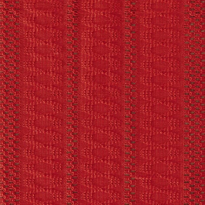 Macrame Style Boho Table Runner, 12x36 Inch Red | Woven Boho Table Runner - Image 6