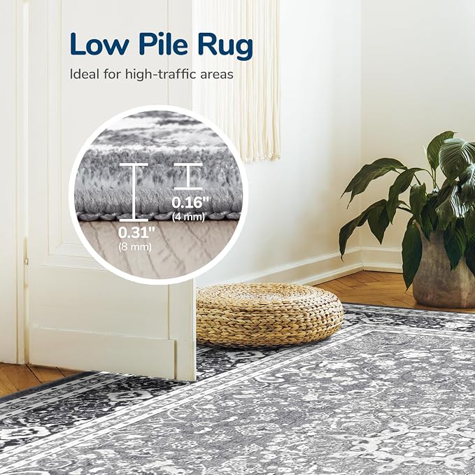 Lessymo 4FT Washable Round Area Rugs - Image 7
