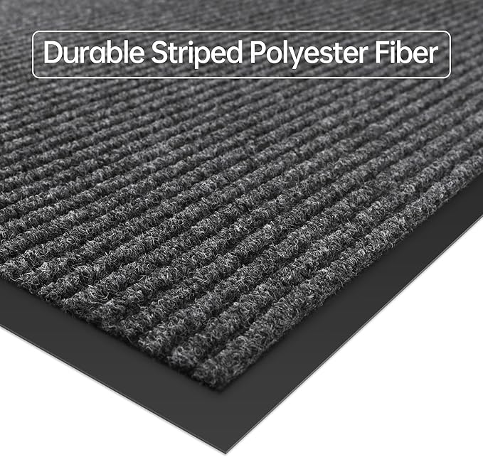 Front Door Mat, Commercial Floor Entrance, Low Profile, Durable Rubber Backing - Image 9