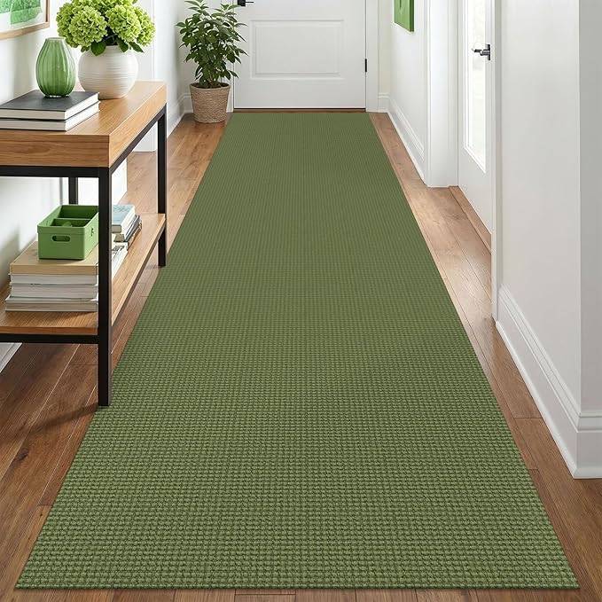 IOHOUZE Washable Runner Rug 3x12 Non Slip Rubber Backed Extra Long Hallway by iOhouze