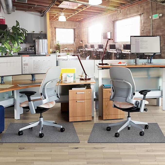 Placoot 2 Pack Desk Chair Mat for Hardwood Floor & Tile 55"" x35 Office Chair - Image 5