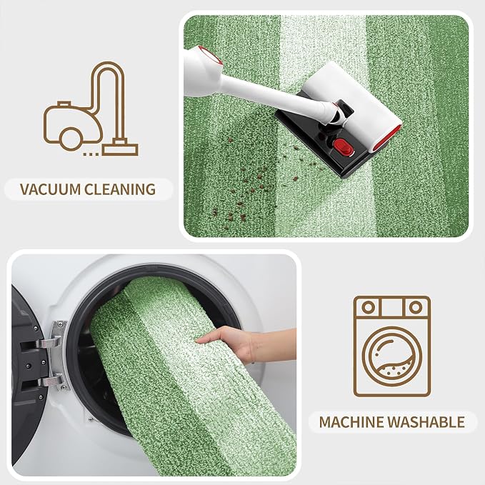 Kitinjoy Indoor Outdoor Door Mat, 70x35 Non-Slip Absorbent Dirt Trapper - Image 5