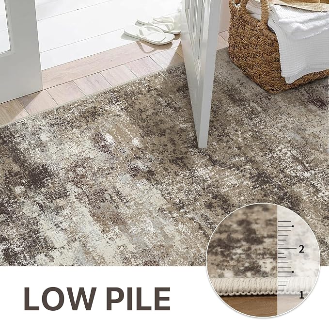 BEIMO Area Rugs 6x9 for Living Room Bedroom, Modern Abstract Machine Washable - Image 9