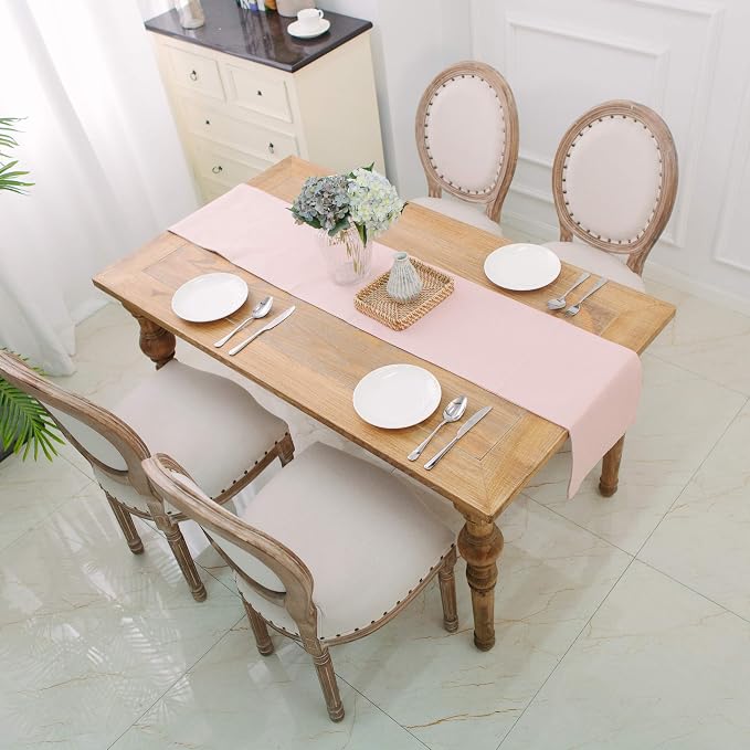 Dining Table Runner 2 Piece Fabric in 1 inches Kitchen Room Dinner Wedding - Image 7