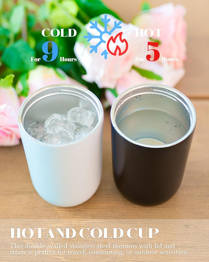 10 oz Insulated Coffee Tumblers, Travel Coffee Tumblers - Image 5