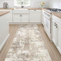Runner Rug Kitchen Washable Rugs: 2x5 Non-Slip Abstract Soft Modern Stain by LOONGRUG