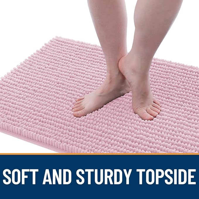 OLANLY Dog Door Mat for Muddy Paws 36x24, Ultra Absorbent Chenille Mud Doormat - Image 3