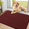Smiry Dog Door Mat for Muddy Paws 36x24, Absorbent Dirt Trapper, Non-Slip by Smiry
