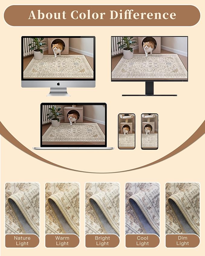 Madane Washable Runner Rug - Image 9