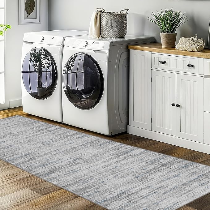 2x5 Washable Runner Rugs，Modern Abstract Rug Runner, Ultra-Thin Kitchen Runner - Image 7