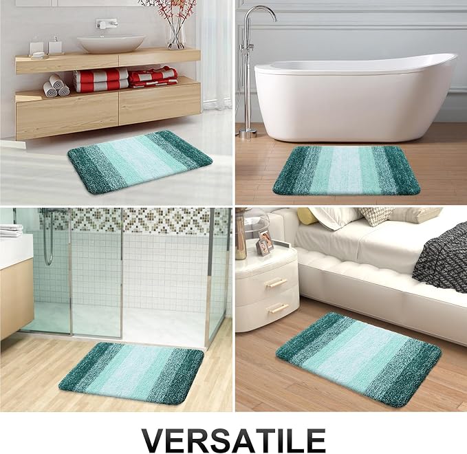 OLANLY Small Bathroom Rugs Mat 24x16, Extra Soft Absorbent Microfiber Bath Rugs - Image 7