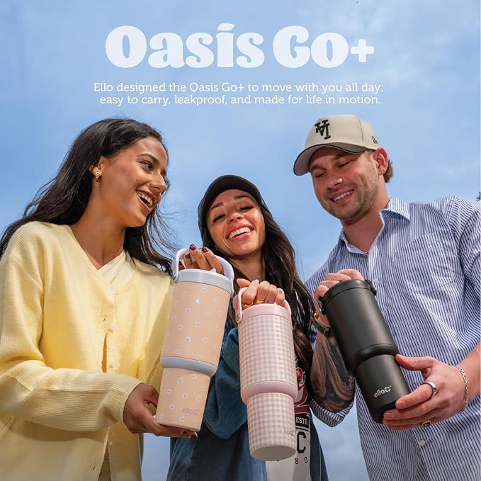 Ello Oasis Go+ 32oz Insulated Stainless Steel Tumbler - Image 9