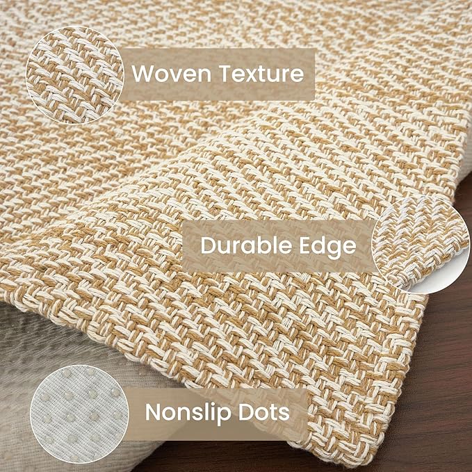 IOHOUZE Washable Runner Rug 2x12 Non Slip Rubber Backed Extra Long Hallway - Image 6