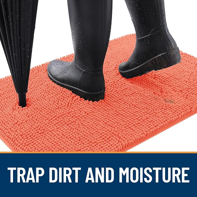 OLANLY Dog Door Mat for Muddy Paws 30x17, Absorbs Moisture and Dirt, Absorbent - Image 2