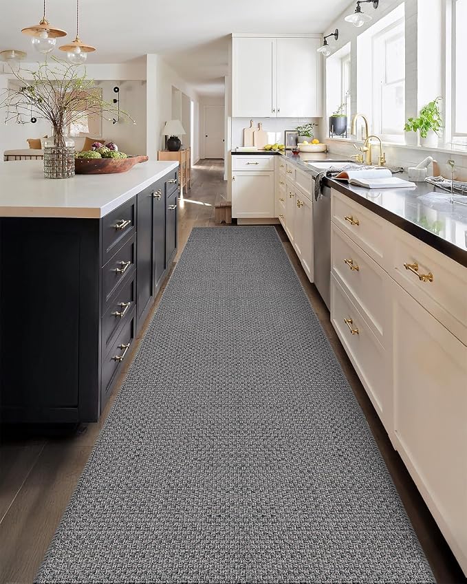 Color&Geometry Door Mat 2'4"x12' Runner Rug - Image 7