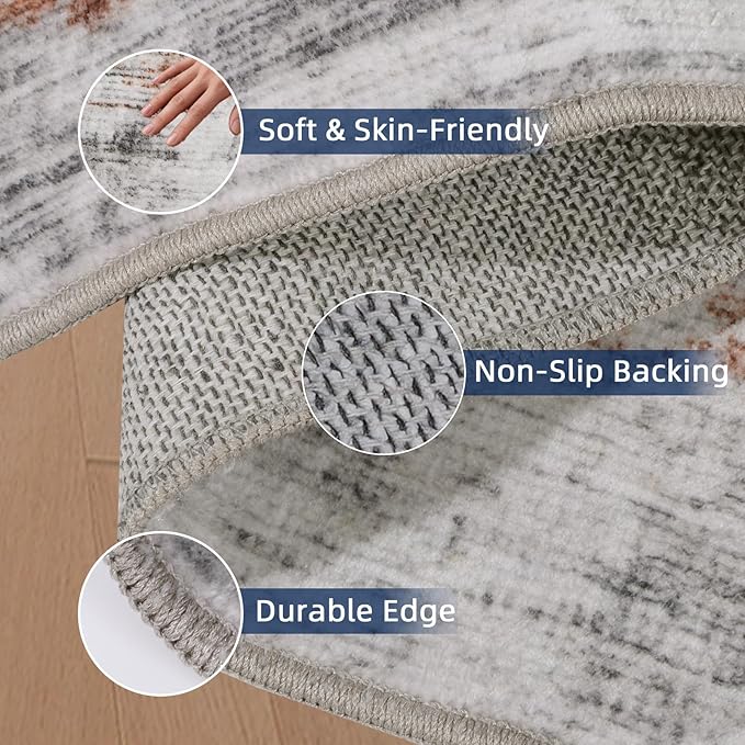Washable Runners for Hallway 2x6 Runner Rug, Ultra-Thin Kitchen Runner Rugs - Image 5
