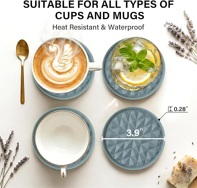 Silicone Drink Coasters Set of 8, Coaster - Image 3